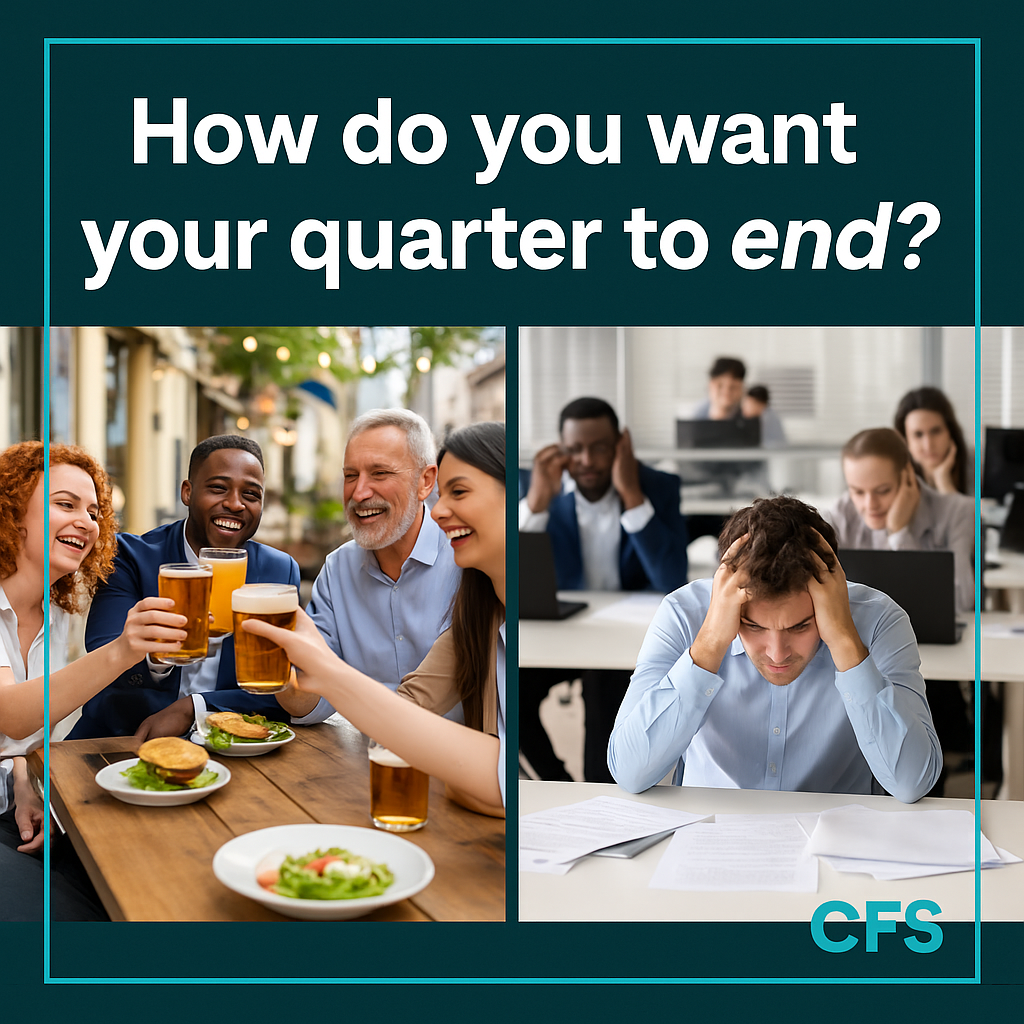End-of-Quarter Chaos vs. Closing Like a Pro