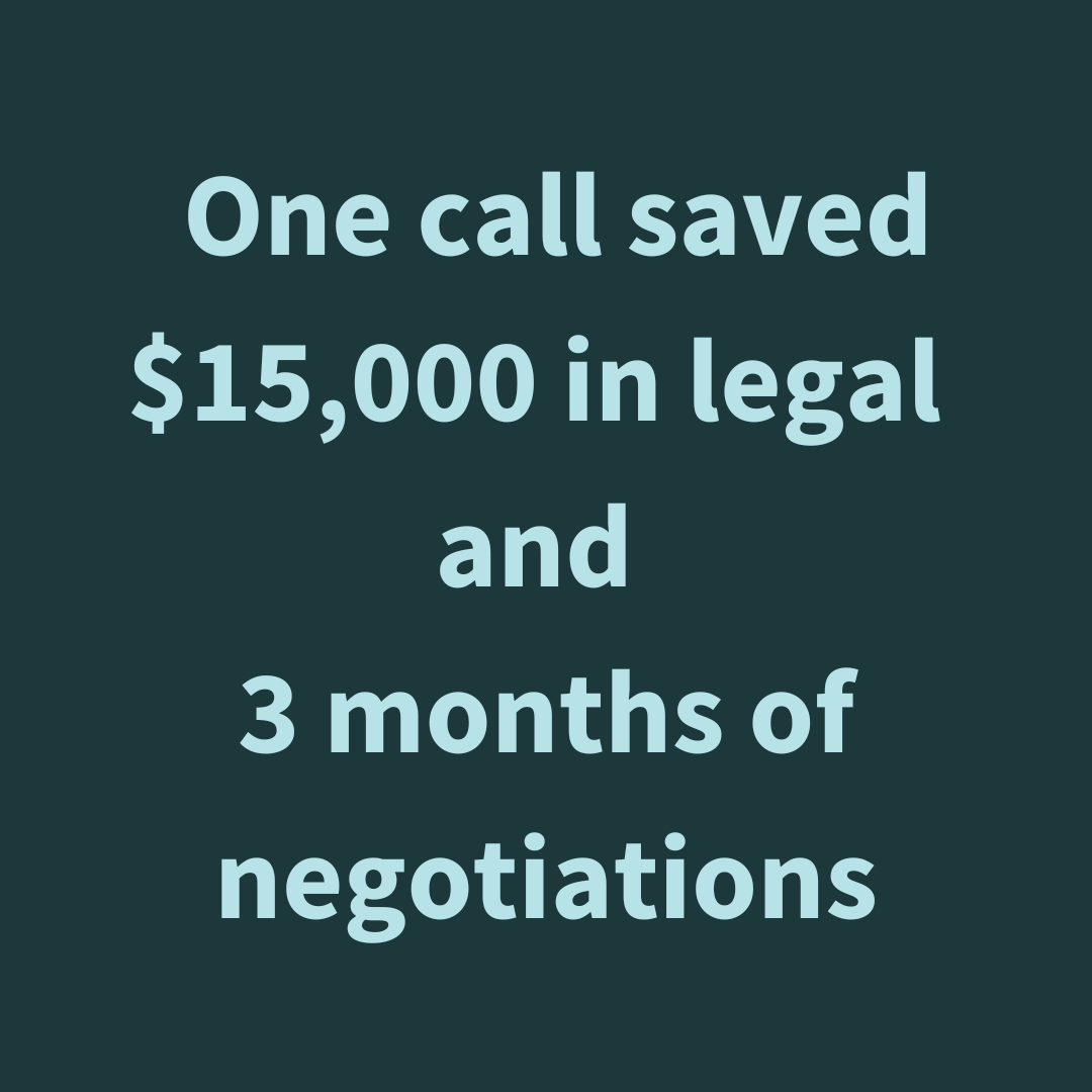 Save Legal Fees: One Call That Closed the Deal Fast